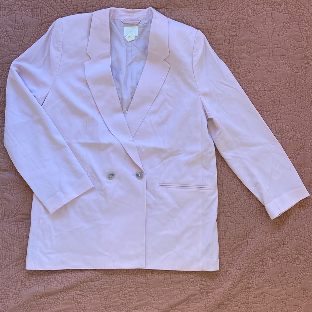 Medium; H&M; Double-Breasted Jacket